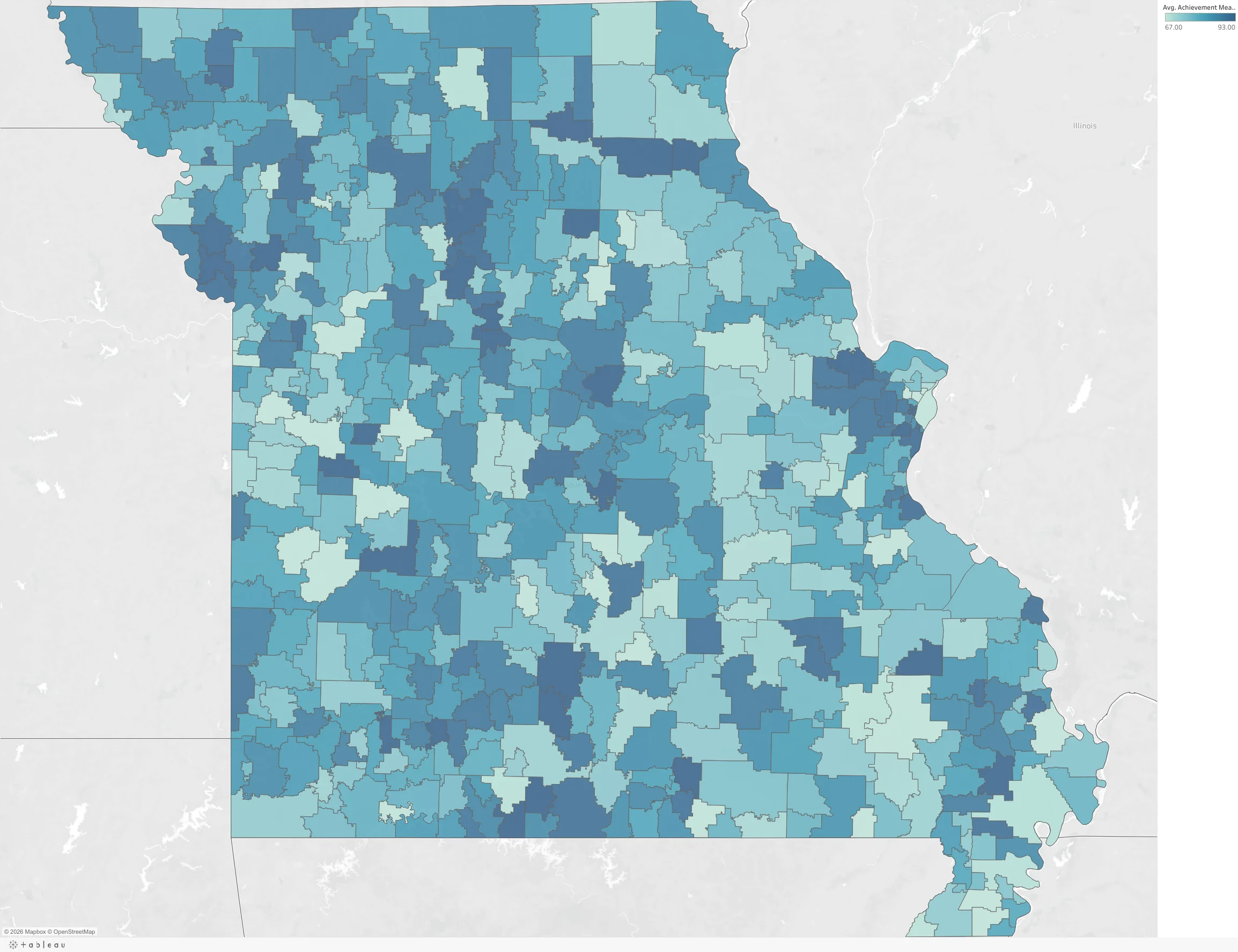 Annual Performance Report map